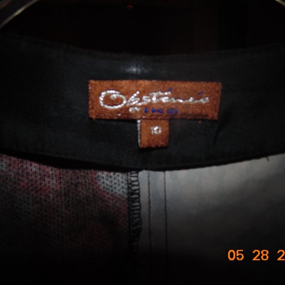 EUC, Obstinee by IKA ,Jacket-Zippered Size 10 - Picture 3 of 3